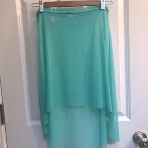 Mesh Ballet Skirt by MooreSkirts, Medium, Mint